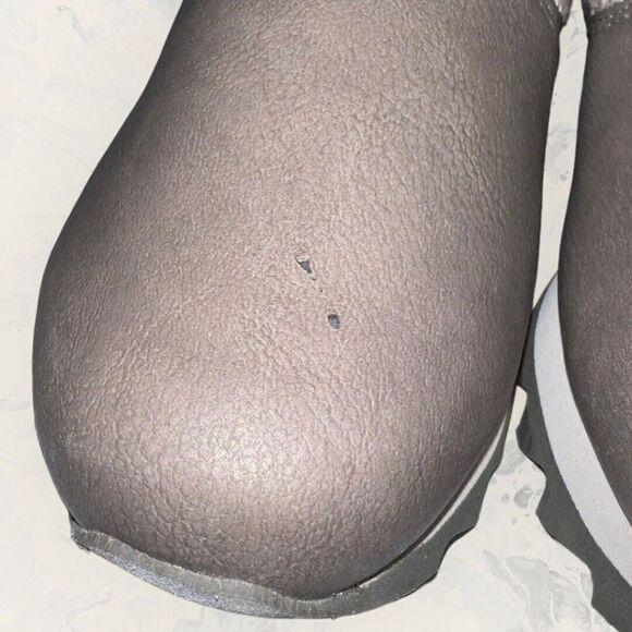 Merrell Alpine Pull On Brindle Gray Vegan Leather Knit Boots Womens Size 7.5 - Picture 3 of 9